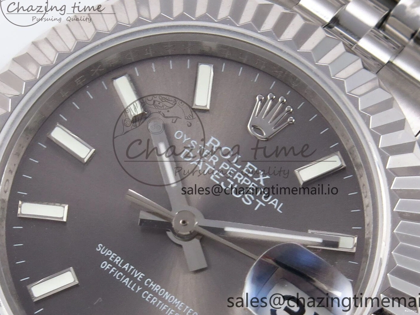 MiroTime 1221 Fashionable DateJust 28MM 279174 SS GMF 1:1 Best Edition 904L Steel Gray Stick Dial on Jubilee Bracelet A 1138